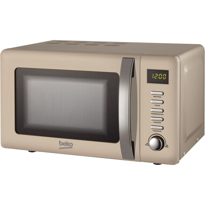 Beko 20 Litre 800w Retro Microwave - Cream