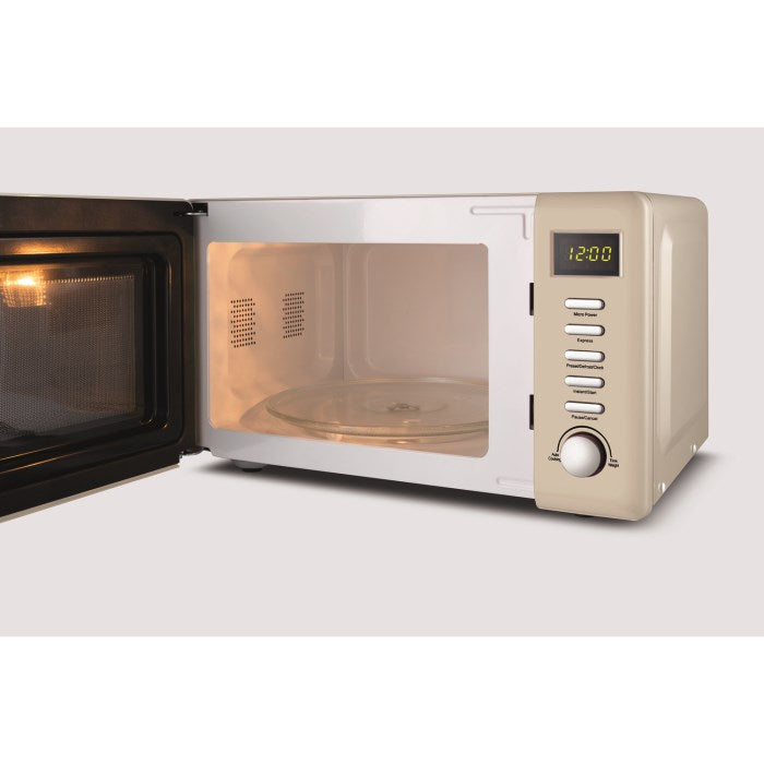 Beko 20 Litre 800w Retro Microwave - Cream