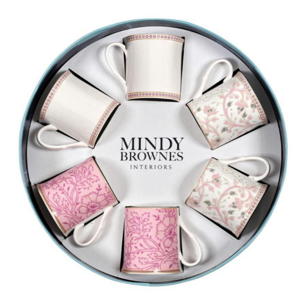 Mindy Brownes Azalee Cups Set of 6