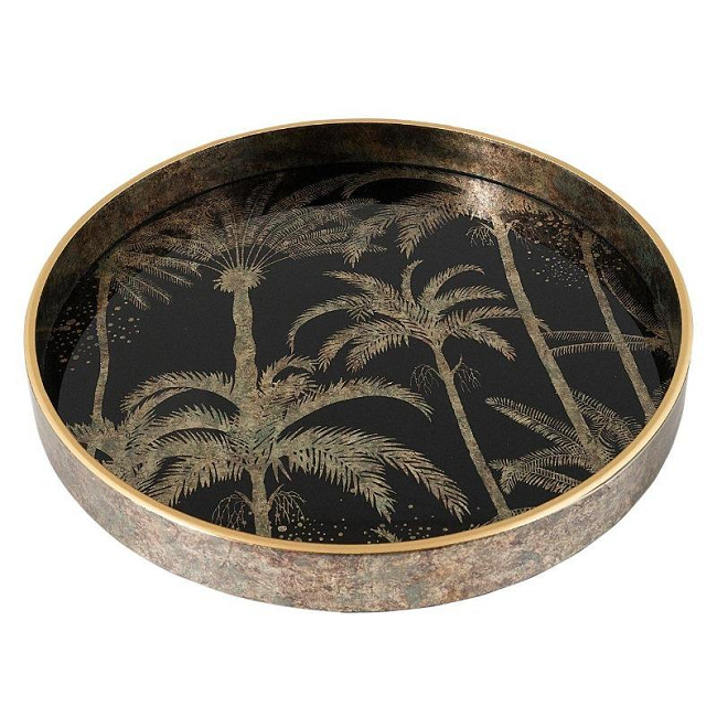 Mindy Brownes Palm Tree Circular Tray