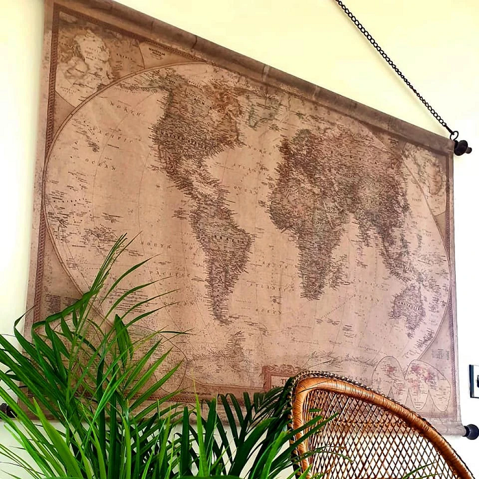 Mindy Brownes Vintage World Map