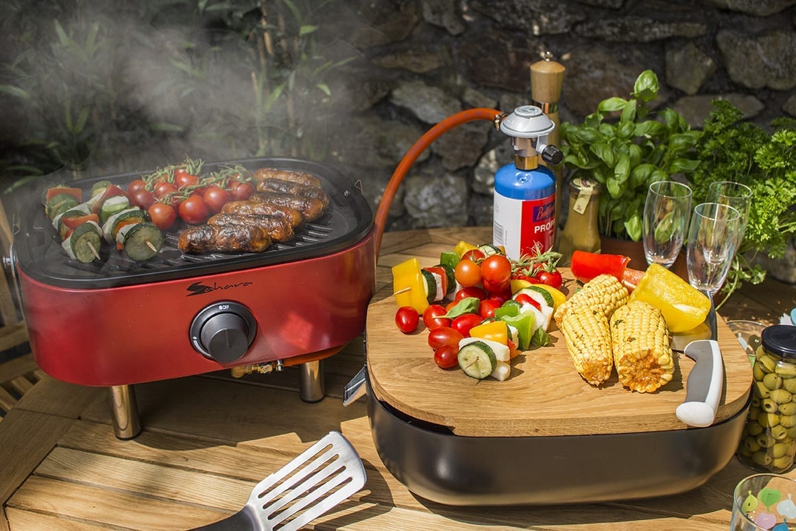 Mini propane hotsell bbq