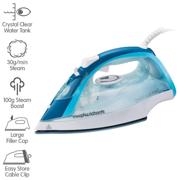 Morphy Richards 300300 Crystal Clear Steam Iron - Smyths Homevalue