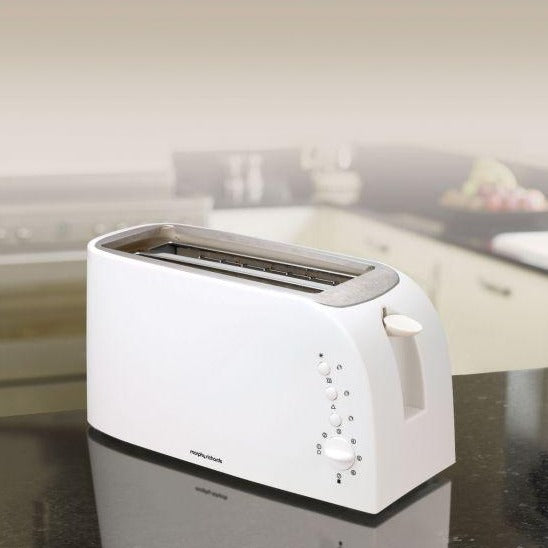 Morphy Richards 4 Slice Essentials White Toaster