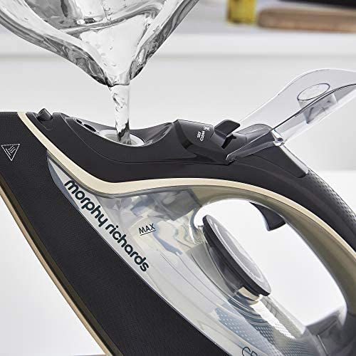 Morphy Richards Crystal Clear Steam Iron Black-Gold
