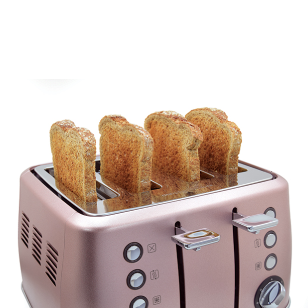 Morphy Richards Evoke Rose Quartz 4 Slice Toaster