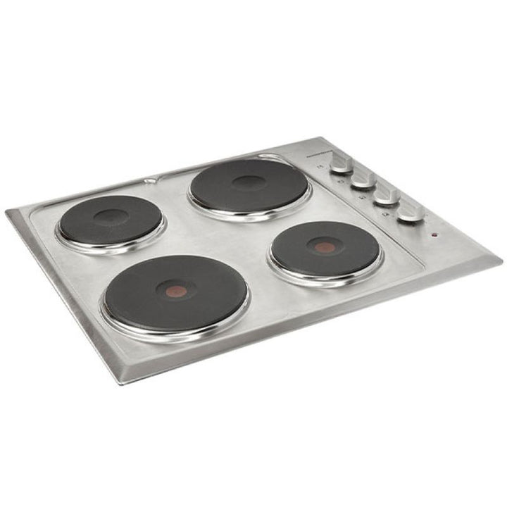 Nordmende 60cm Solid Plate Hob - Stainless Steel