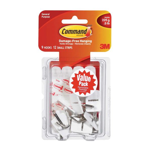 3M COMMAND™ 17067-VP Small Wire Hooks Value Pack