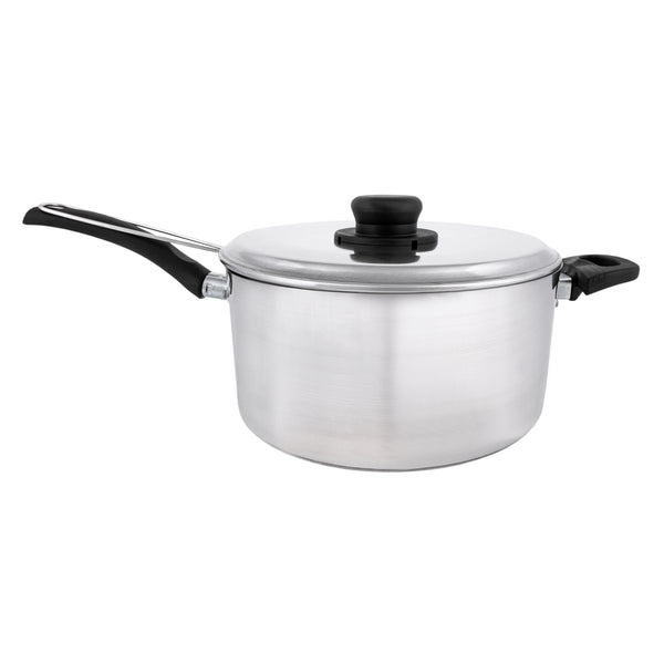 Pendeford 22cm Polished Deep Chip Pan Set & Lid