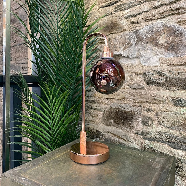 Tanner Copper Industrial Style Table Lamp