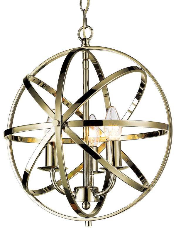 Besca Antique Brass 3 Light Pendant