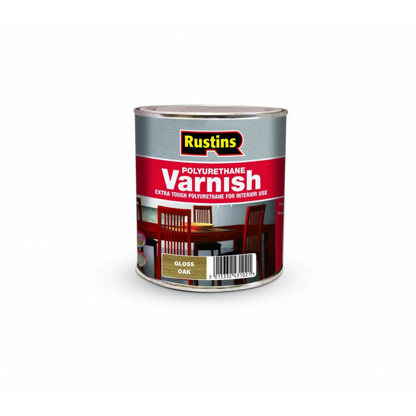 Rustins Polyurethane Varnish - Gloss Oak