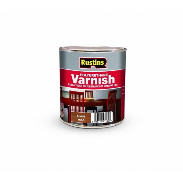 Rustins Polyurethane Varnish - Gloss Teak