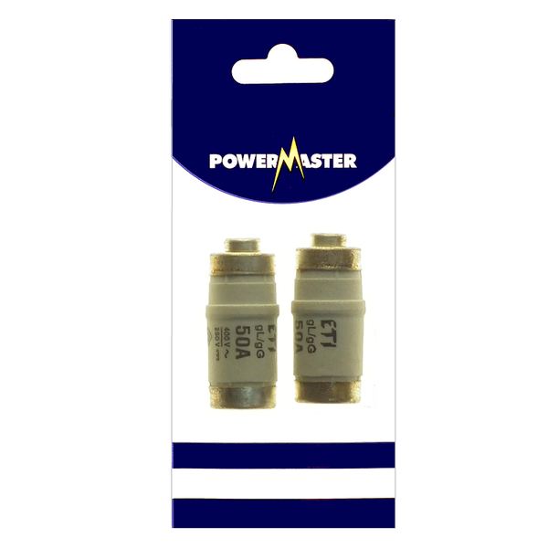 Powermaster Electrical 50 Amp Neozed Fuse Pack of 2