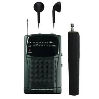 HOMESOUND POCKET RADIO WITH EARPHONES
