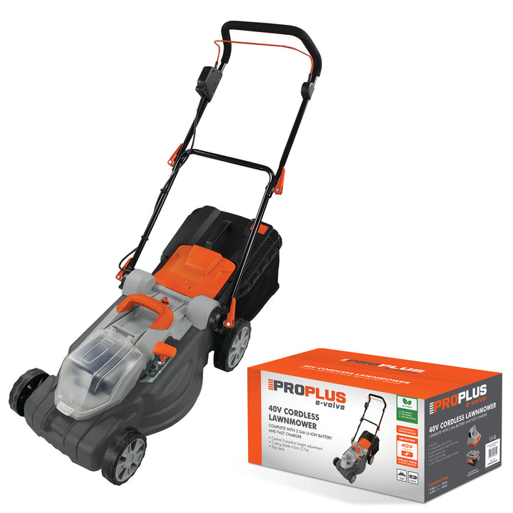 Proplus EVOLVE 40v Cordless Lawnmower 43cm