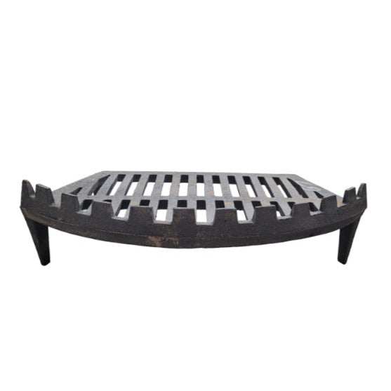 Heavy Duty Cast Iron 20 Inch Round Front Fire Grate with Legs