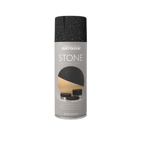 Rust-Oleum Stone Texture 400ML - Black Granite