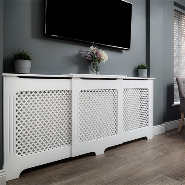 Tema Classic Adjustable White Radiator Cover Large – Smyth's Homevalue