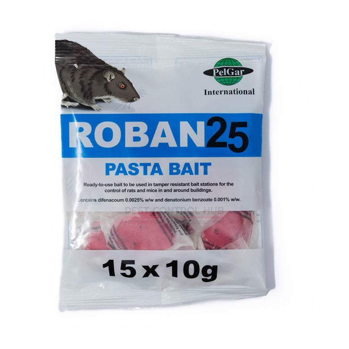 Roban 25 Rat and Mouse Killer Pasta Bait Poison 150g