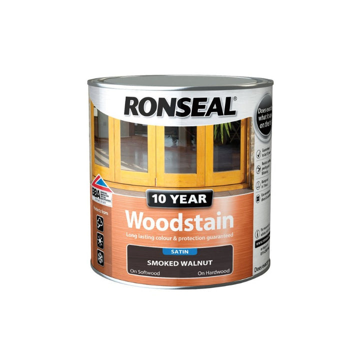 Ronseal 10 Year Woodstain - Smoked Walnut