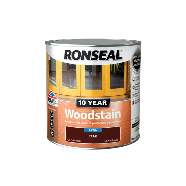 Ronseal 10 Year Woodstain - Teak