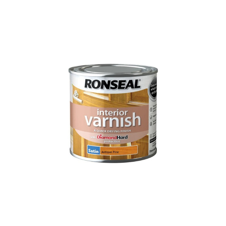 Ronseal Interior Varnish Antique Pine Satin 250ml