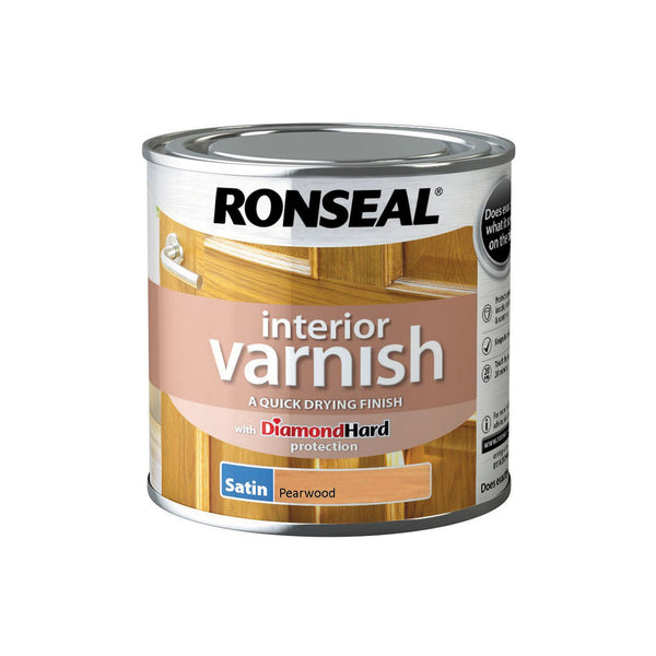 Ronseal Interior Varnish Pearwood Satin 250ml