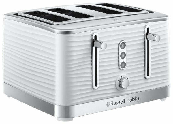 Russell Hobbs Inspire White 4 Slice Toaster