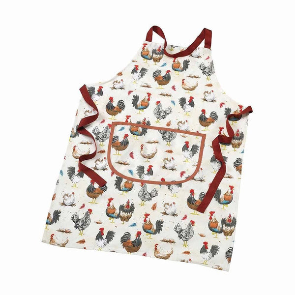 Rooster Cotton Apron