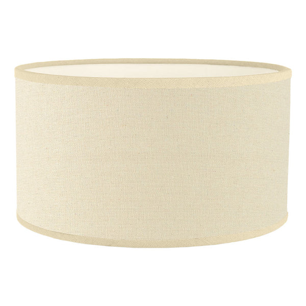 Cotton Oatmeal Drum Shade
