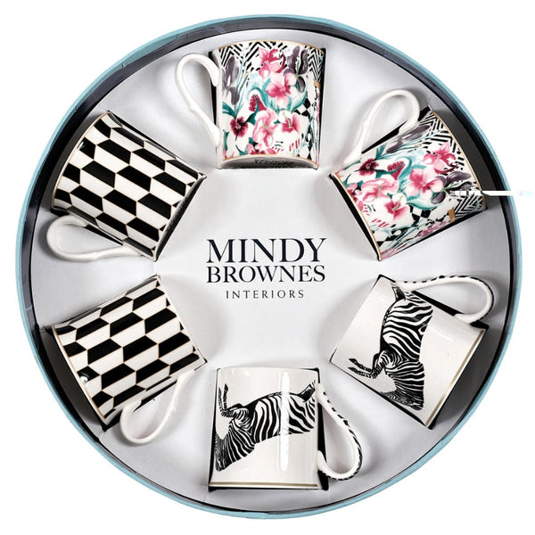 Mindy Brownes Circus Frenzy Cups Set of 6