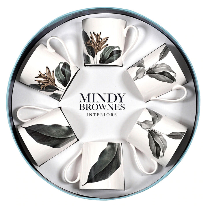 Mindy Brownes Birds of Paradise Cups Set of 6