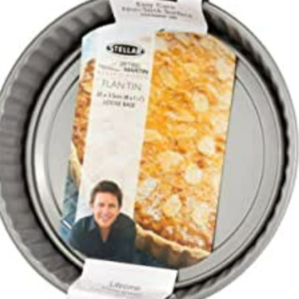 Stellar James Martin Bakers Dozen 20 x 3.5cm Fluted Flan Tin