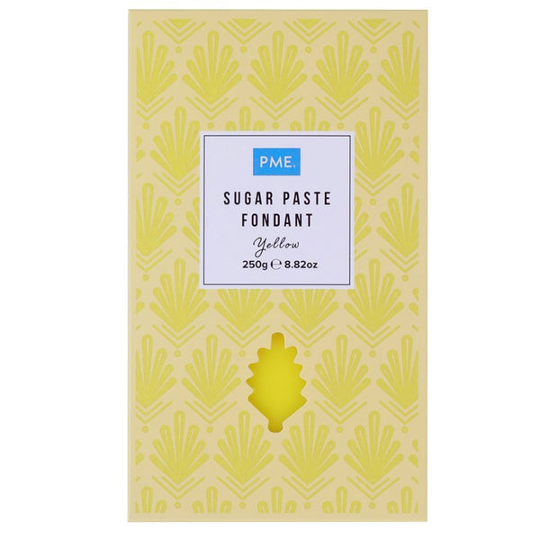 PME Sugar Paste Fondant – Yellow 250g