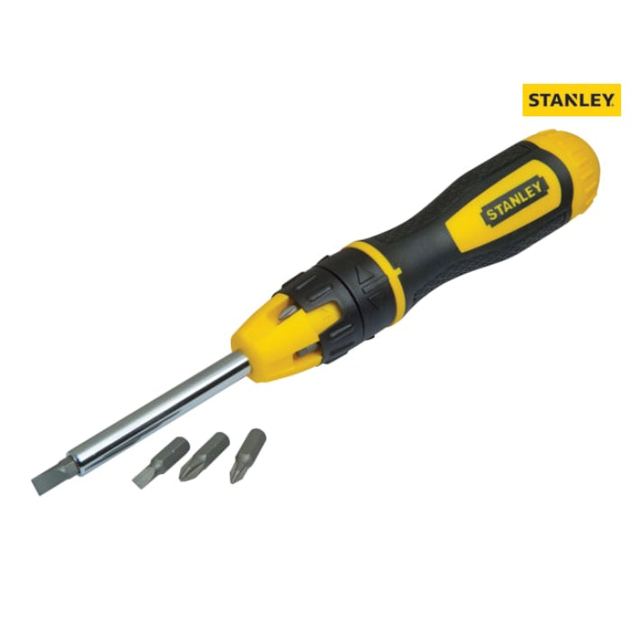 Stanley Multibit Ratchet Screwdriver &10 Bits