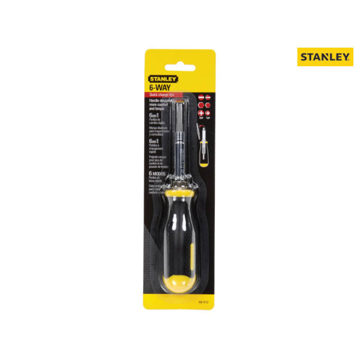 Stanley 6 Way Screwdriver