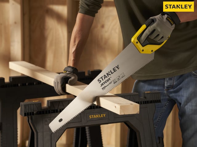 Stanley Jet Cut Heavy-Duty Handsaw 550mm (22in) 7 TPI
