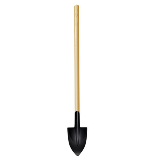 Buildworx Irish Shovel With 48" Handle