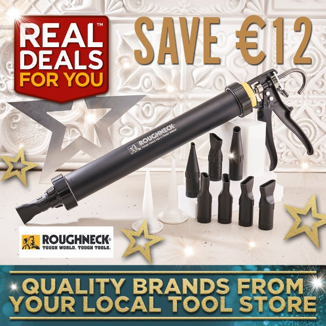 Roughneck Ultimate Mortar Gun & 10 Free Nozzles