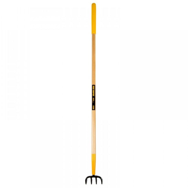 True Temper Cultivator 4 Prong Long Wood Handle