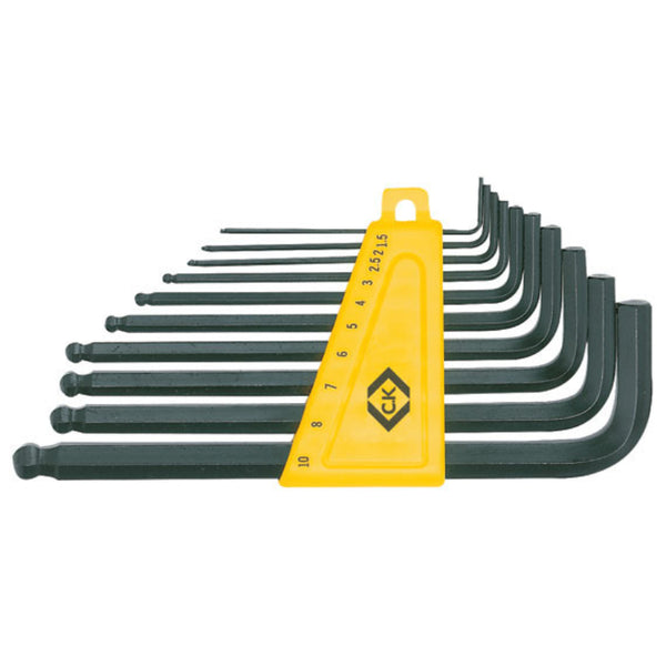 C.K Ball End Hexagon Allen Key Metric Set Of 10 T4443M