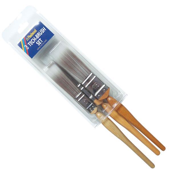 Fleetwood Tech-Brush 3 Piece Paint Brush Set