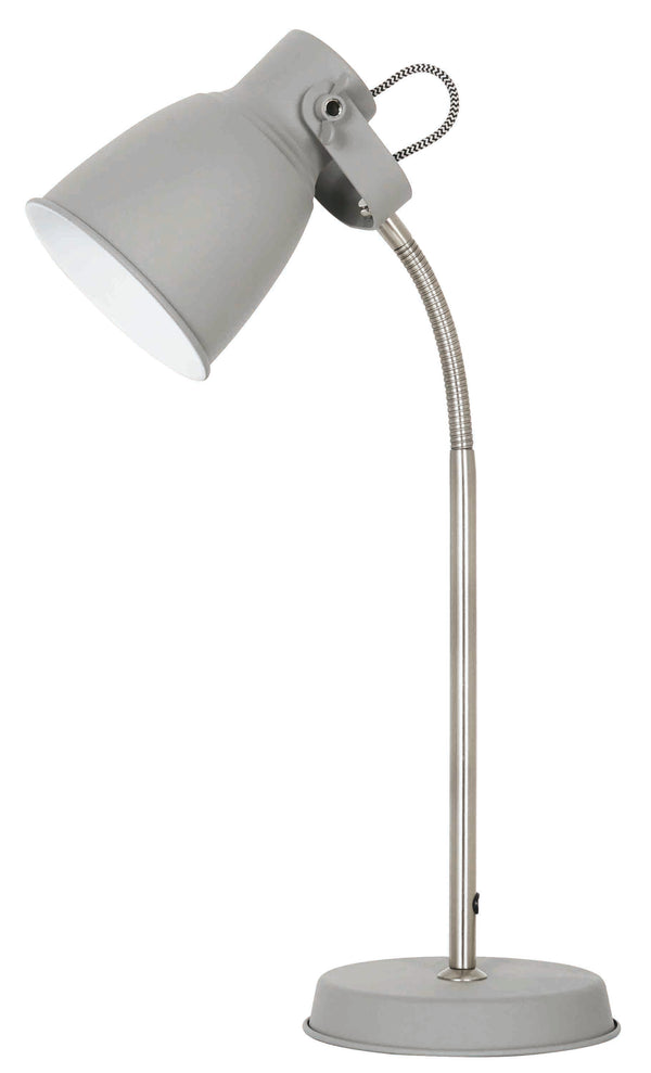 Sand Grey Nickle Table Lamp