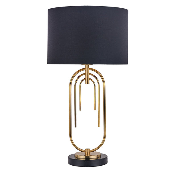 Roberta Matt Brass &  Black Table Lamp