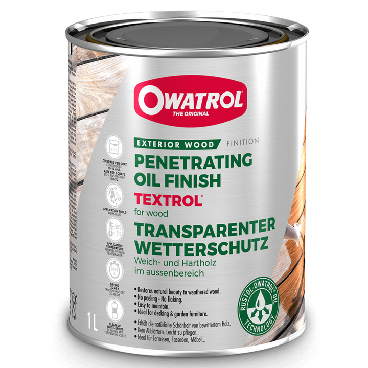 Owatrol Textrol Penetrating oil for wood with UV protection