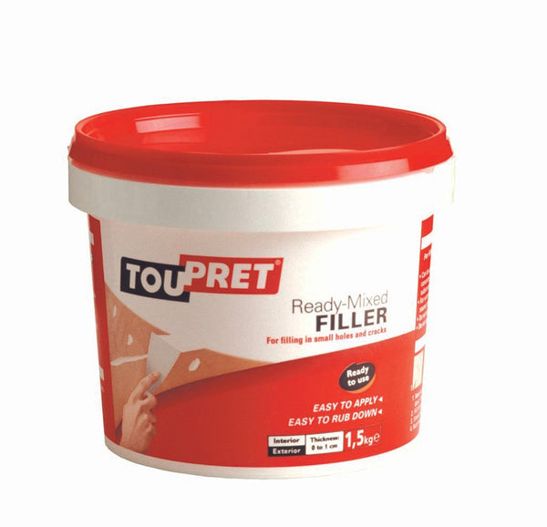 Toupret Ready Mixed Interior Filler 1.5kg