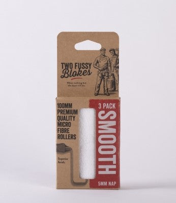 Two Fussy Blokes 100mm Smooth Rollers x 3