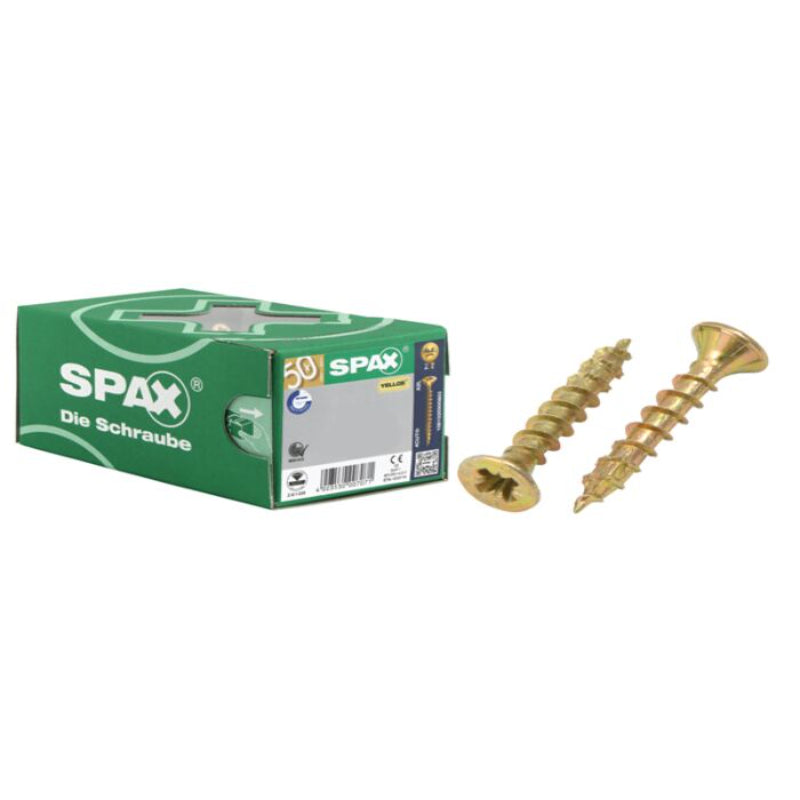 Spax Screws Yellow 3.5 x 16mm - 200 box
