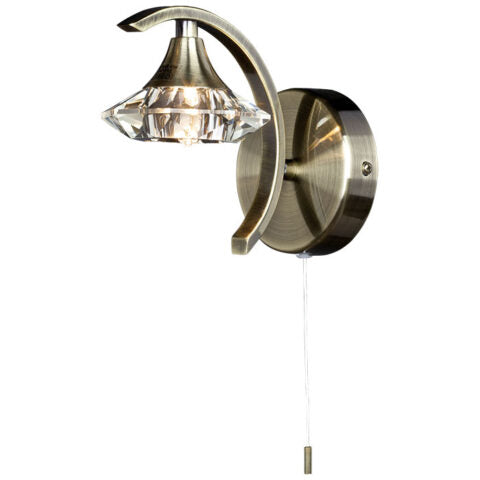 40W Brass Wall Light